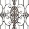 71" Brown Rustic Ornamental Wood & Metal Wall Décor